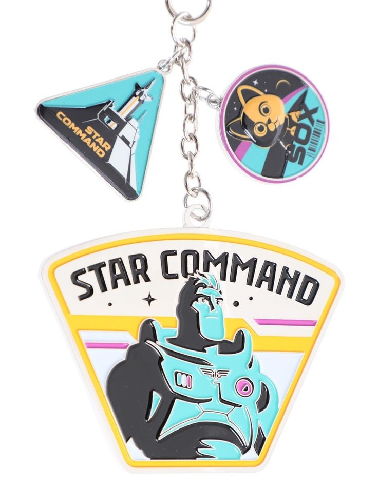 Buzz Lightyear Metal Keychain