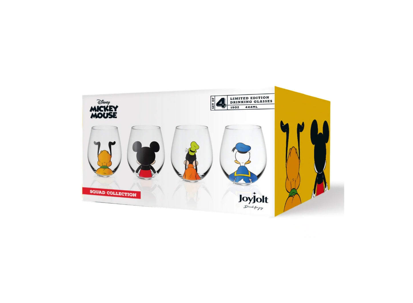 Disney Mickey Mouse & Friends Squad Stemless Glasses