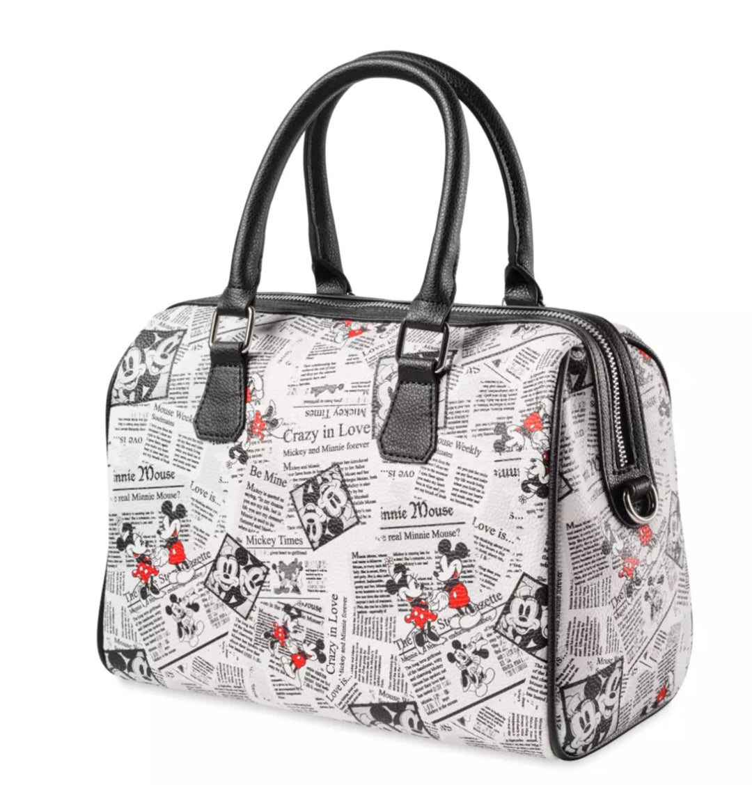 Mickey and Minnie Mouse Bag Newsprint