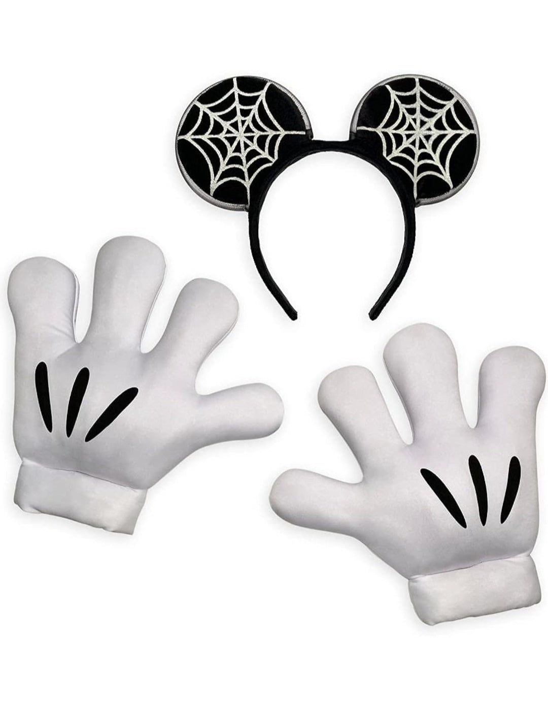 Mickey Mouse Light-Up Skeleton Costume Accessory Set for Adults
