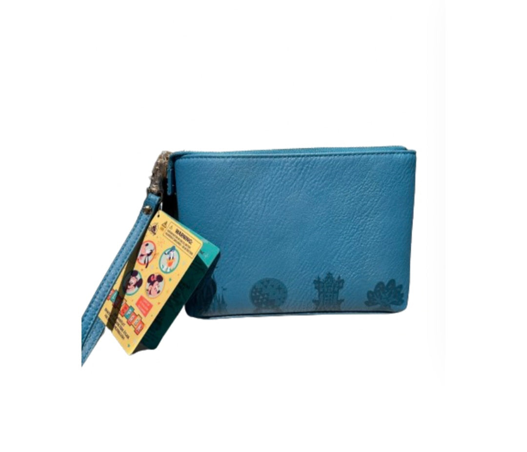 Disney World Play In The Park Mickey Minnie Light Up Zip Wristlet