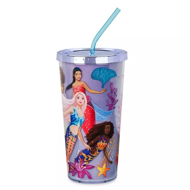 The Little Mermaid Ariel Tumbler with Straw