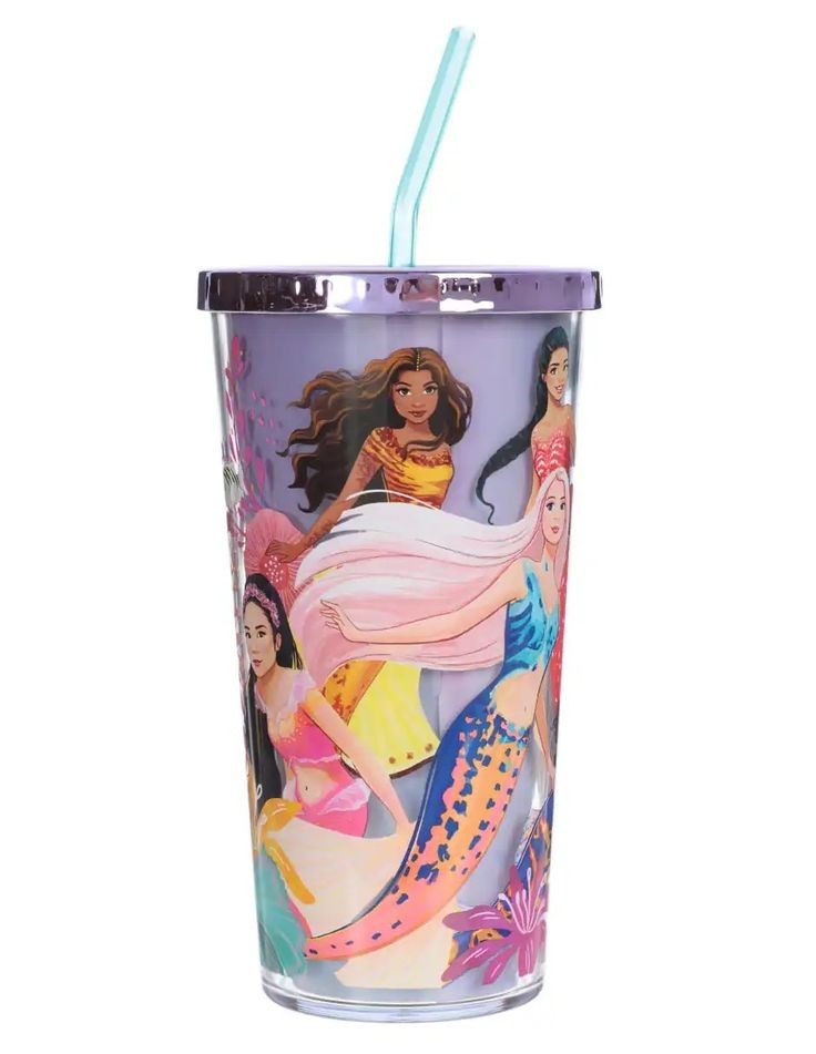 The Little Mermaid Ariel Tumbler with Straw