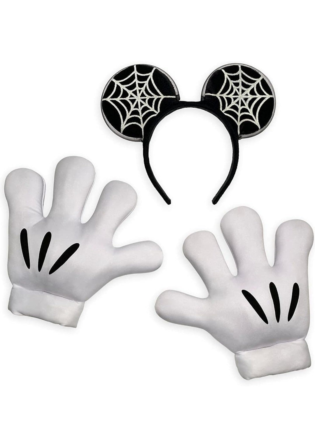 Disney Mickey Mouse Light-Up Skeleton Costume Accessory Set for Adults