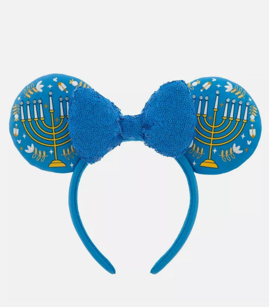 Minnie Hanukkah Light-Up Ears Headband