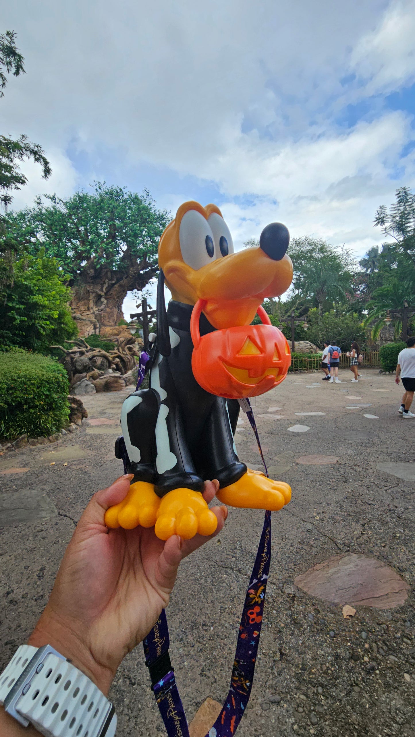 2025 Disney World Halloween Pluto Skeleton Sipper Cup