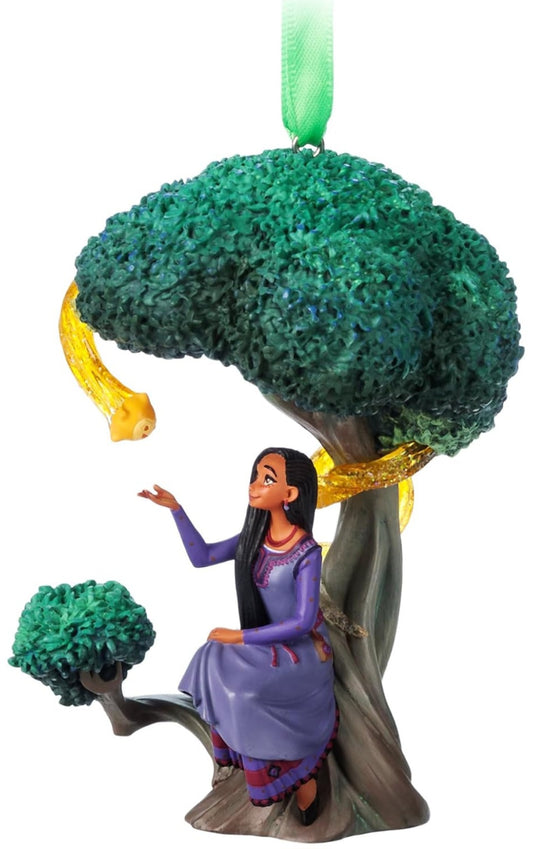 Disney Store Official Wish, Asha and Star Sketchbook Ornament