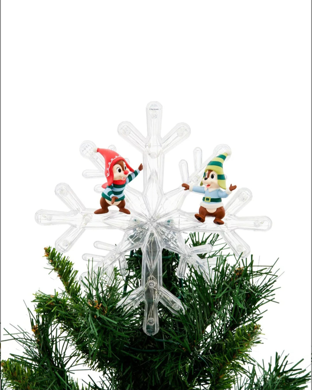 Chip 'n Dale Light-Up Holiday Tree Topper