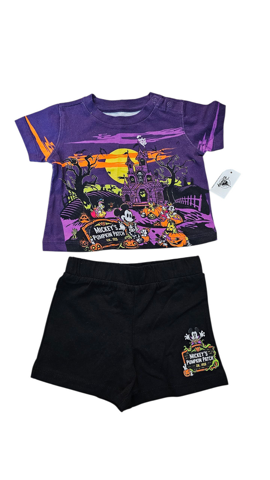 Disney Parks Mickey Mouse Halloween T-Shirt and Shorts