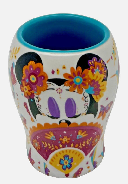 Disney Shot Glass Mexico Pavilion Minnie Dia de los Muertos