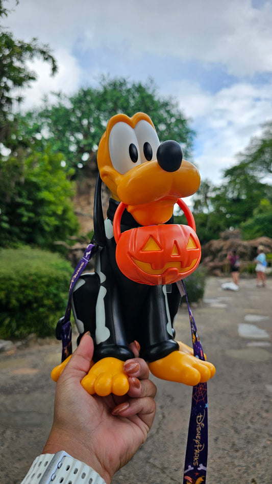 2025 Disney World Halloween Pluto Skeleton Sipper Cup