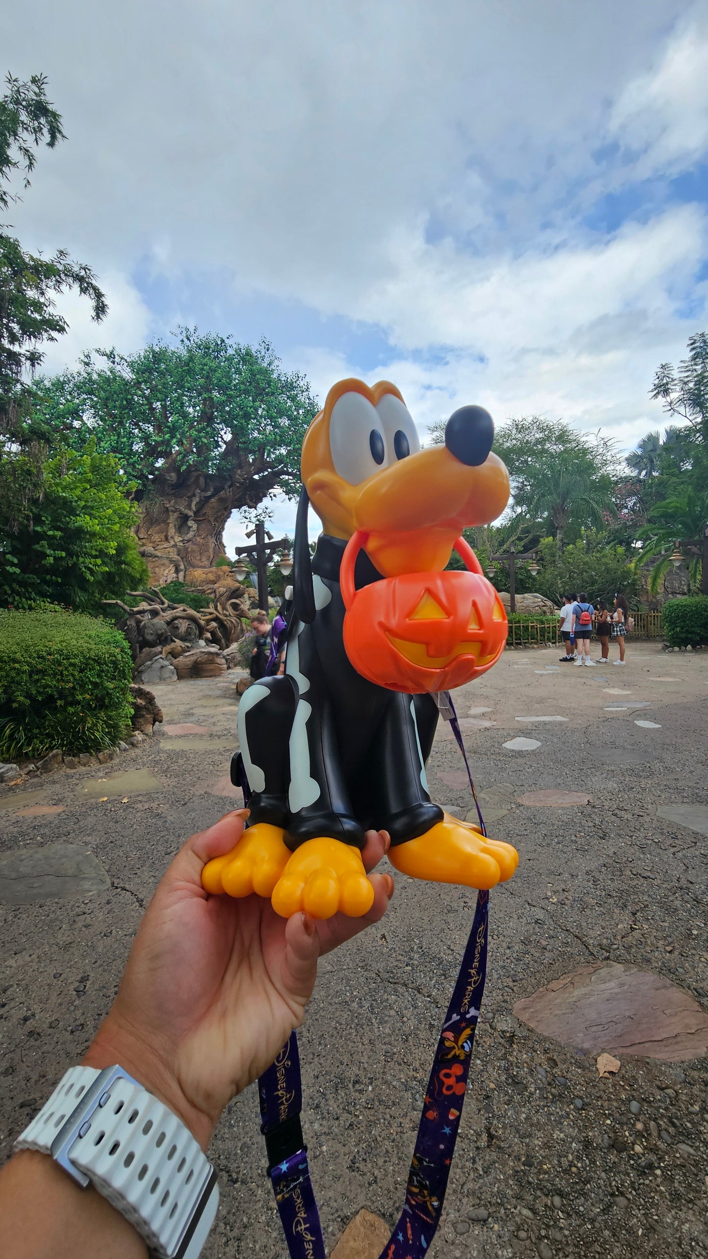 2025 Disney World Halloween Pluto Skeleton Sipper Cup