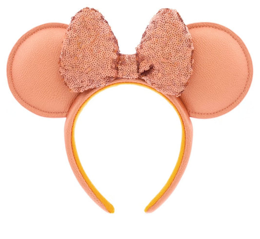 Minnie Mouse Peach Punch Ears Headband